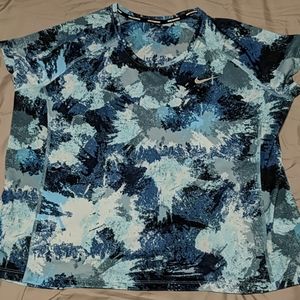 2x women's nike dri fit running shirt